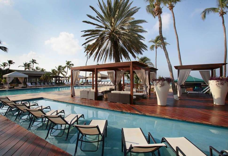 Een foto van het zwembad bij Divi Aruba All Inclusive