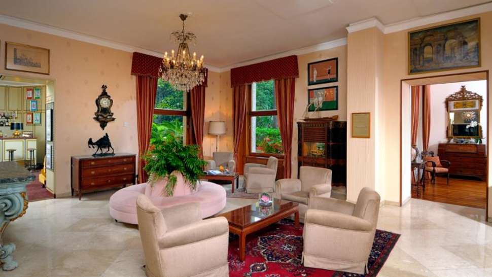 Een foto van het interieur van Best Western Hotel Regina Elena