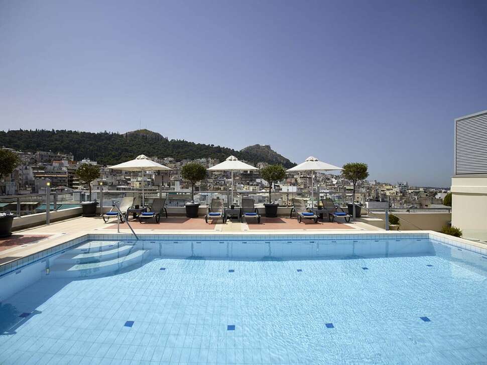 Een foto van een overzicht van Athens Zafolia Hotel