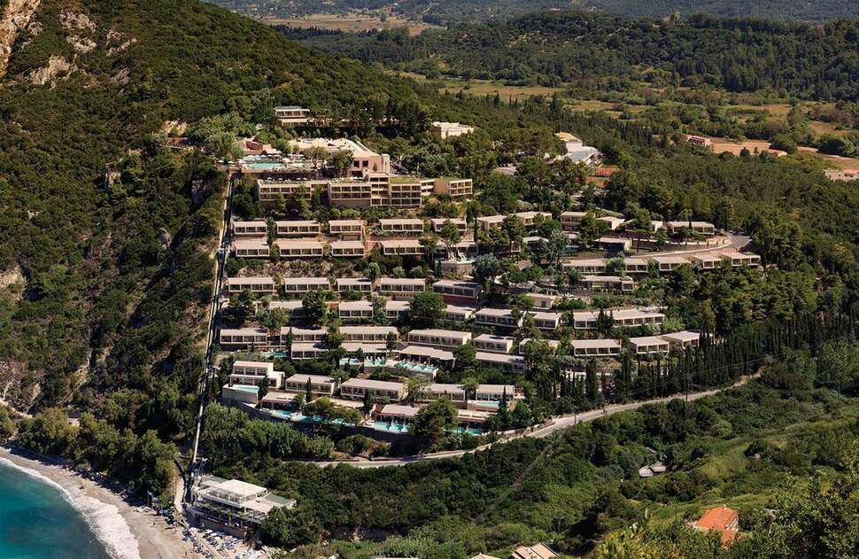 Een foto van een overzicht van Atlantica Grand Mediterraneo-Resort & Spa