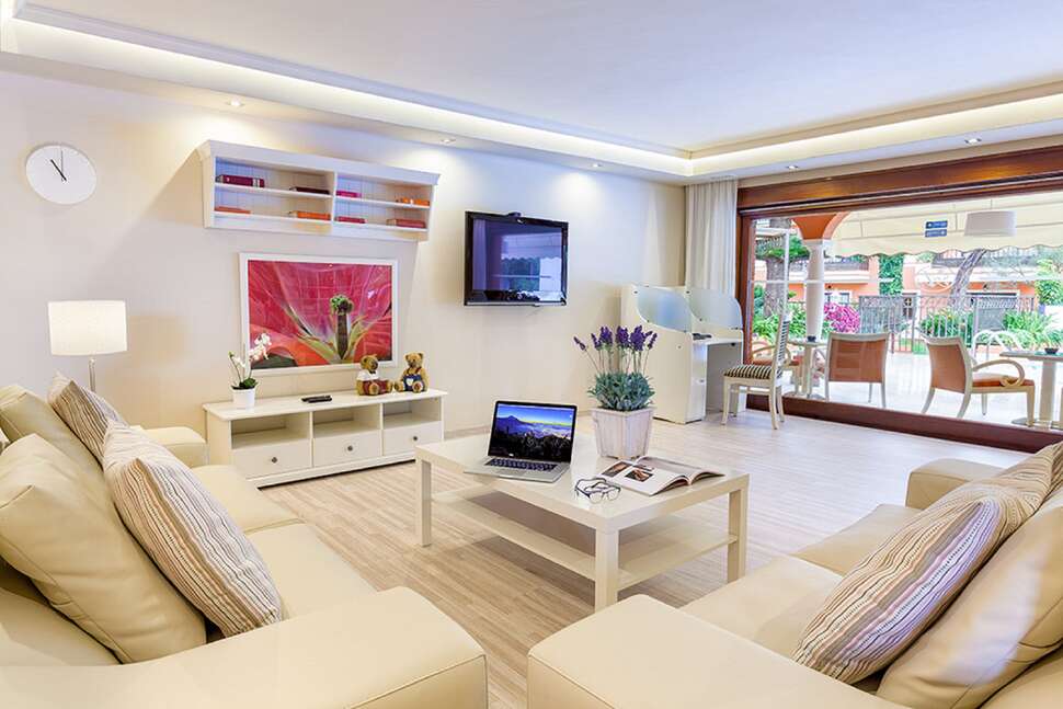 Een foto van het interieur van Appartementen Ambassador