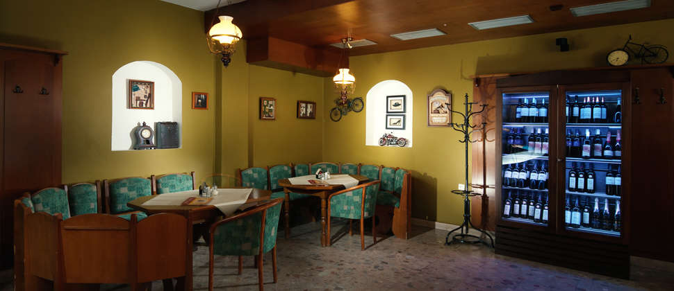 Een foto van het interieur van Hotel Astra