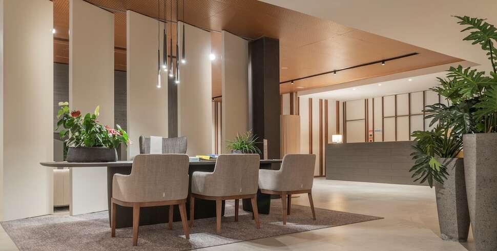 Een foto van het interieur van Hotel Verde Mar & Spa