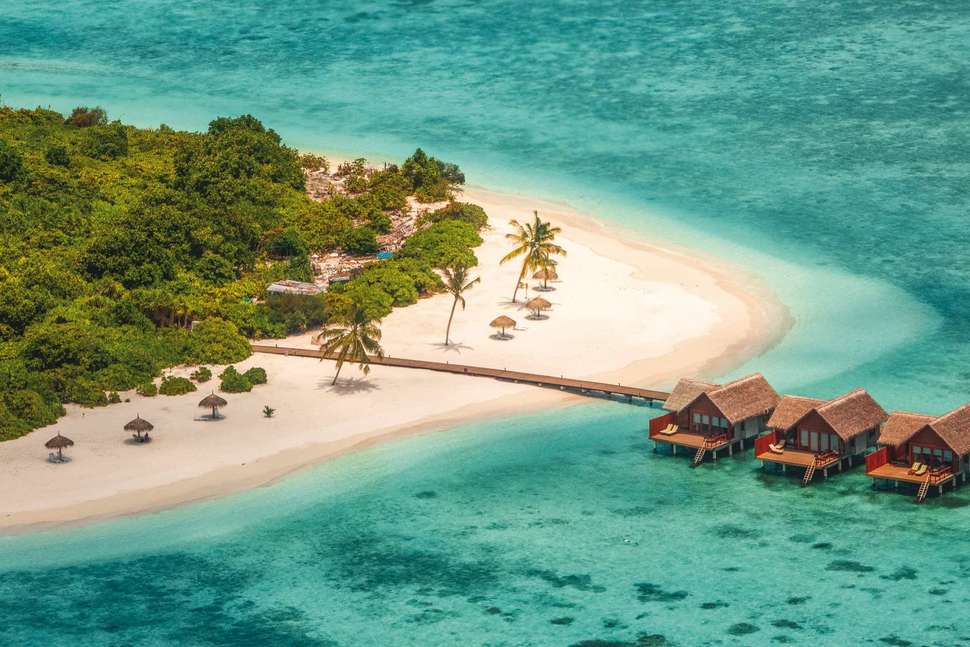 Een foto van het strand bij Furaveri Island Resort & Spa