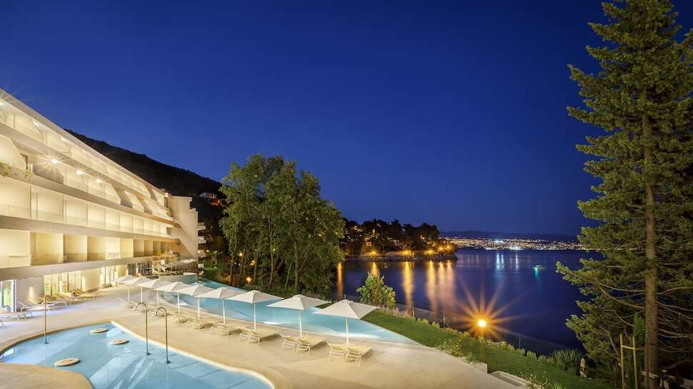 Ein Foto vom Pool im Hotel Icici