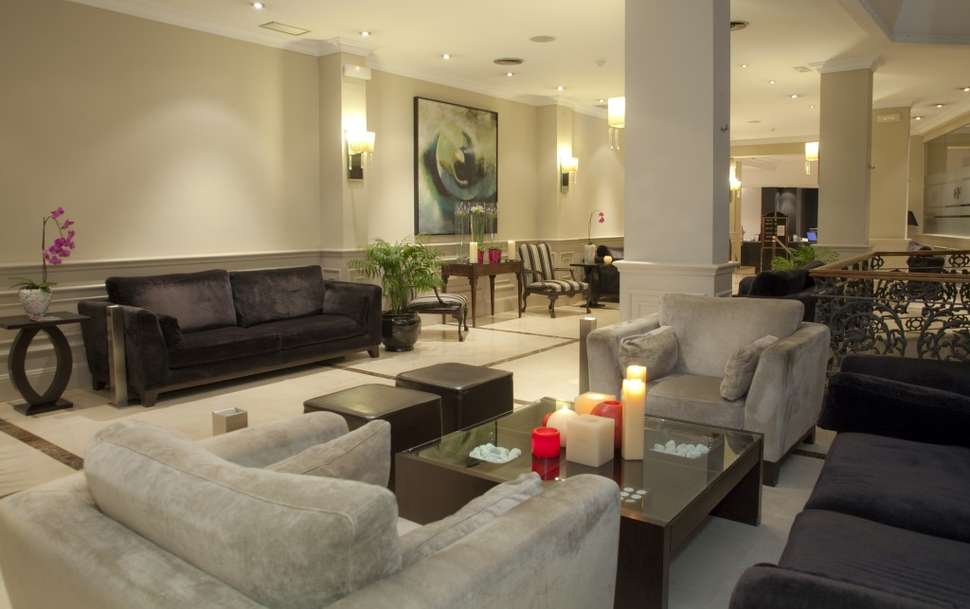 Een foto van het interieur van Hotel Taburiente