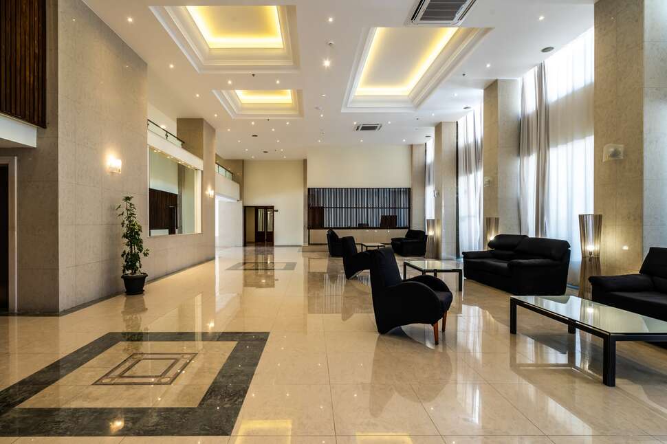 Een foto van het interieur van Castellum Suites