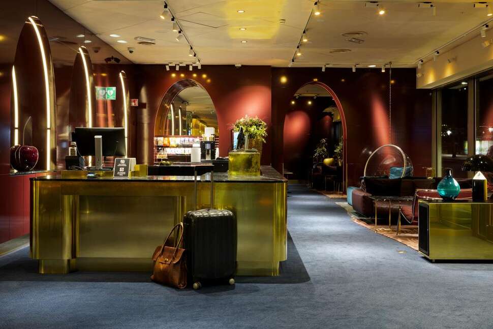 Een foto van het interieur van Scandic Anglais