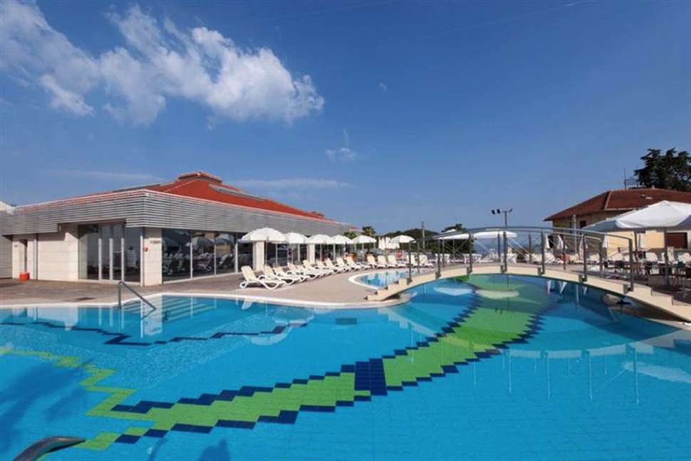 Ein Foto vom Pool im Hotel Pineta