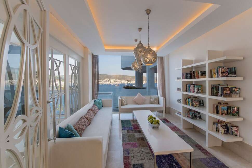 Een foto van het interieur van Agaya Bodrum