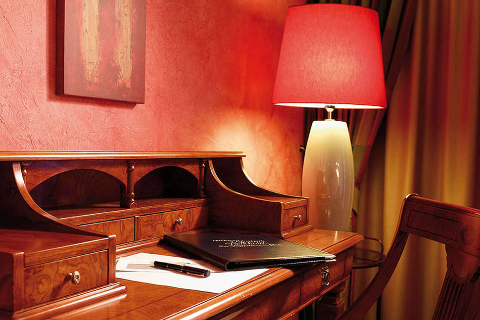 Een foto van het interieur van Ruters Parkhotel