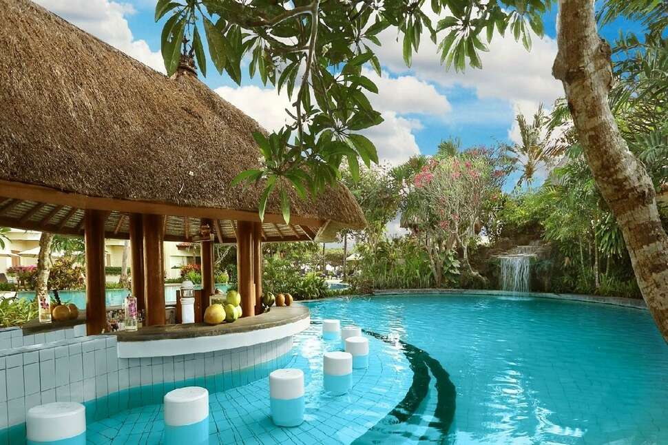 Een foto van het zwembad bij Grand Mirage Resort & Thalasso Bali