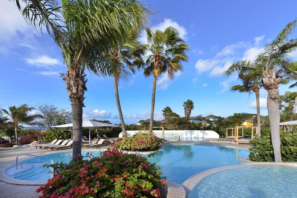Een foto van een overzicht van Time to Smile Chogogo Dive & Beach Resort Curacao