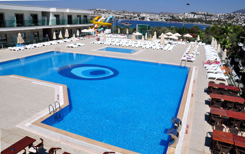 Een foto van een overzicht van Jasmin Beach Hotel
