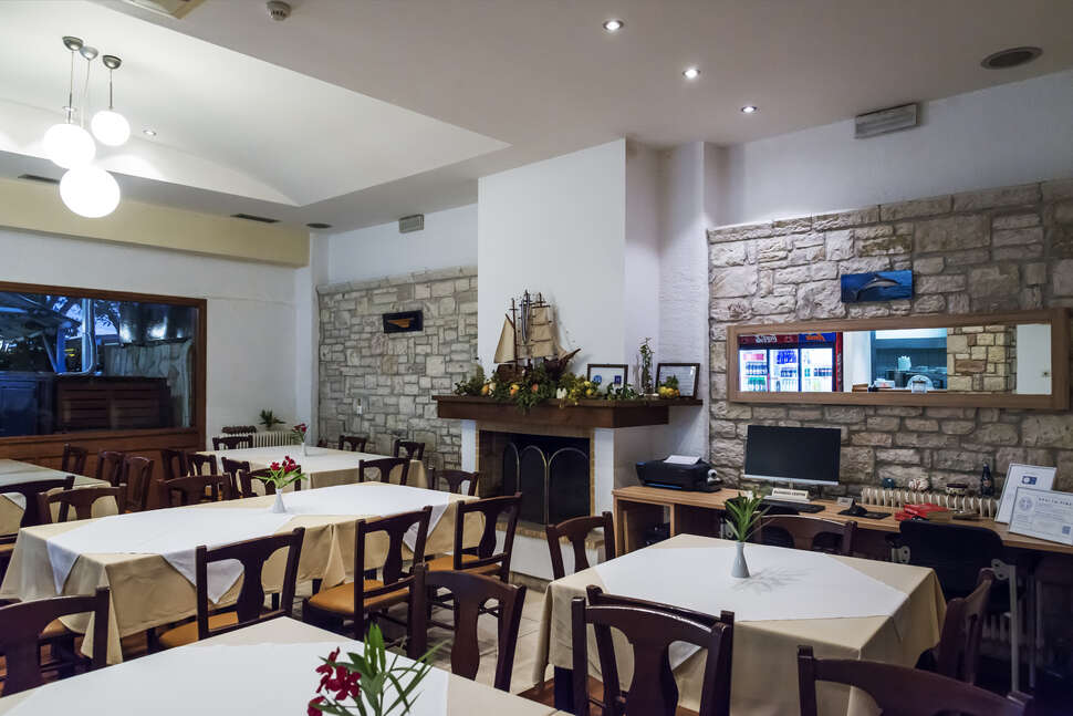 Een foto van de faciliteiten bij Akrogiali Hotel