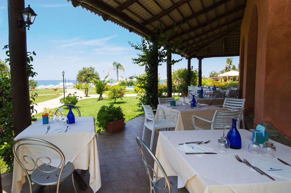 Ein Foto von der Terrasse im BV Borgo del Principe