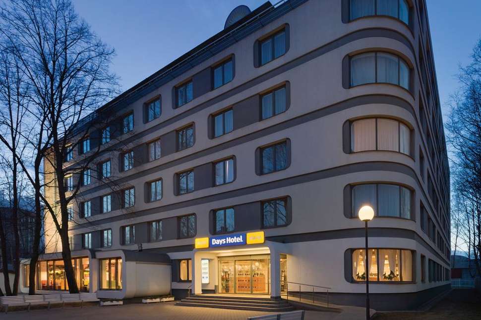 Een foto van de buitenkant van Rija VEF Hotel