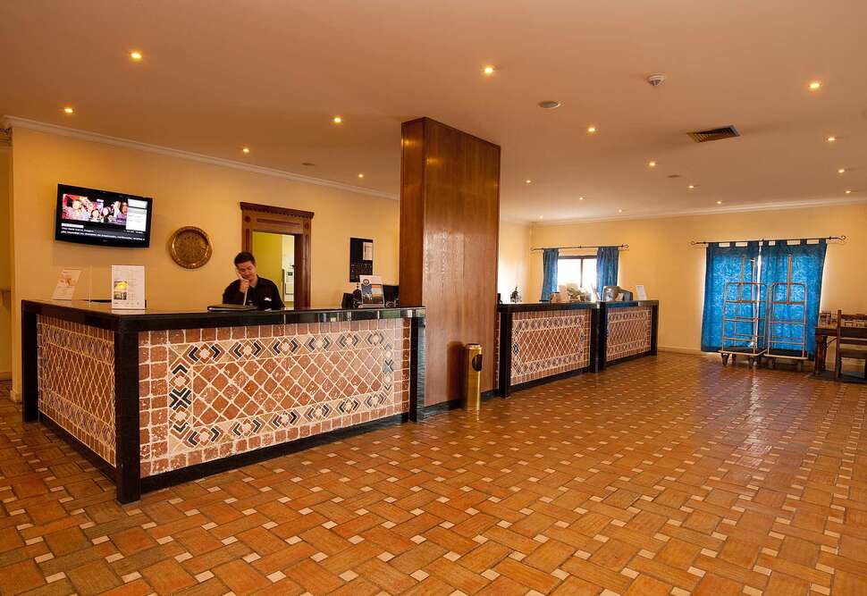 Een foto van het interieur van Vila Gale Tavira