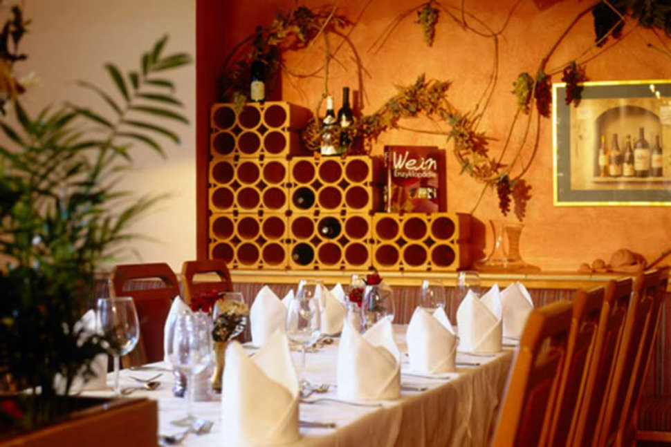 Een foto van het interieur van Hotel Alpenfriede
