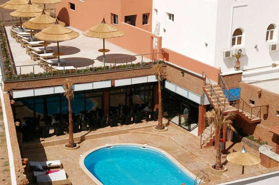 Een foto van het zwembad bij Omega Hotel Agadir