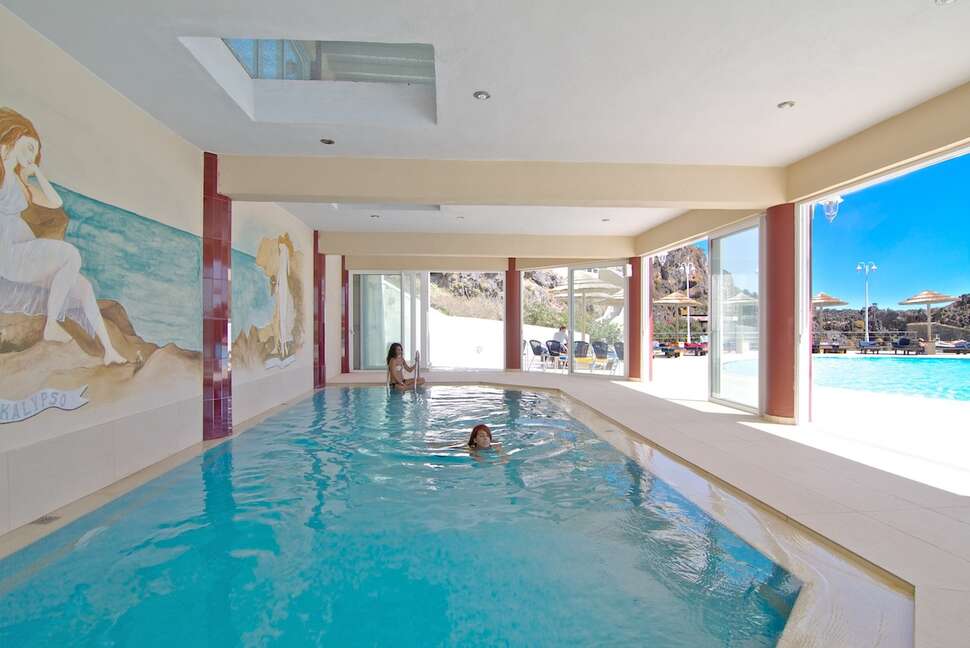 Ein Foto vom Pool im Kalypso Cretan Village Resort & Spa