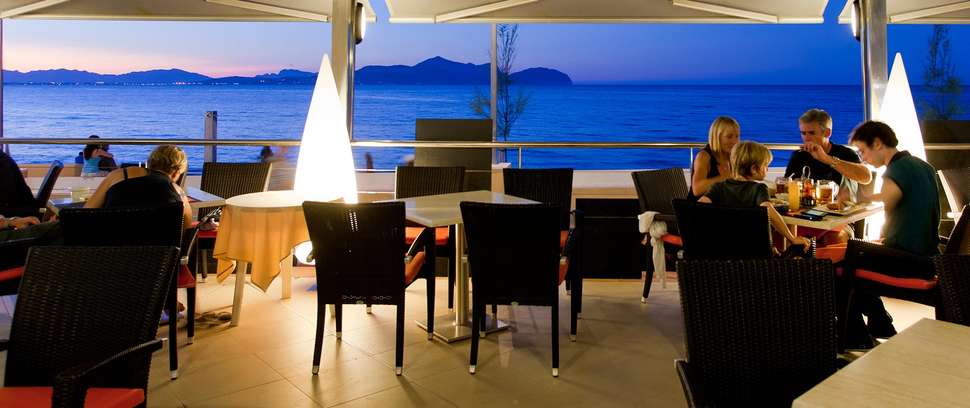 Ein Foto von der Terrasse im THB Gran Bahia