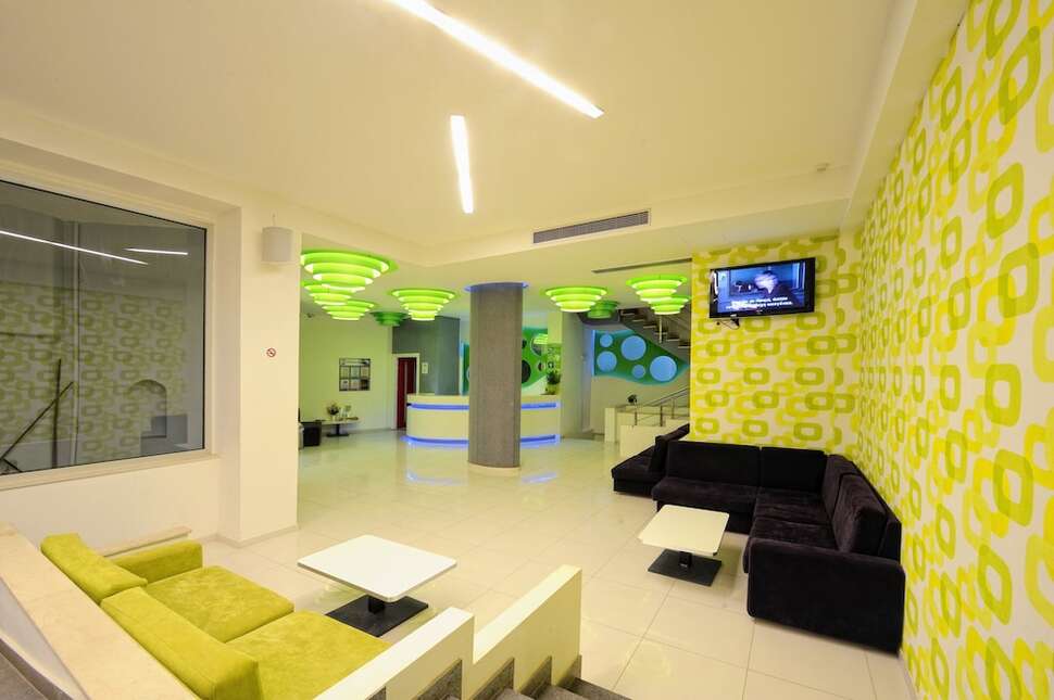 Ein Foto vom Innenbereich im Hermes Hotel Malia