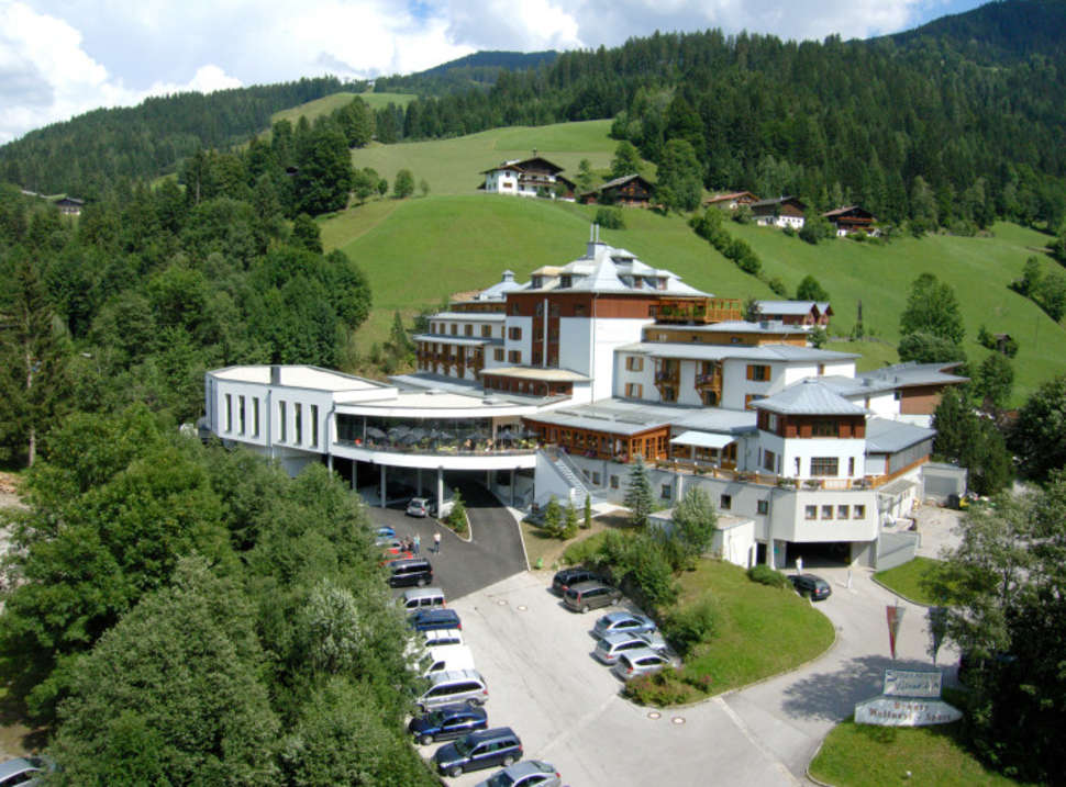 Ein Foto von einer Übersicht des Sporthotel Wagrain