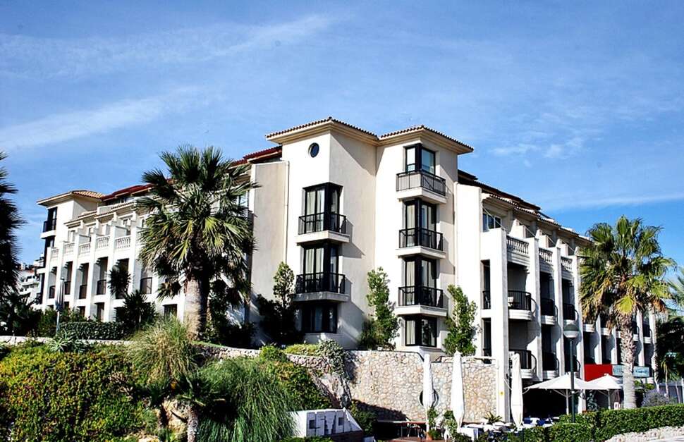 Ein Foto von der Außenansicht des Hotel Estela Barcelona