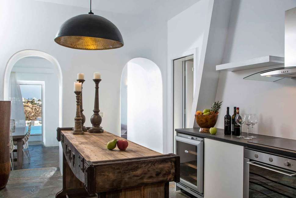 Een foto van het interieur van Myconian Ambassador - Relais & Chateaux
