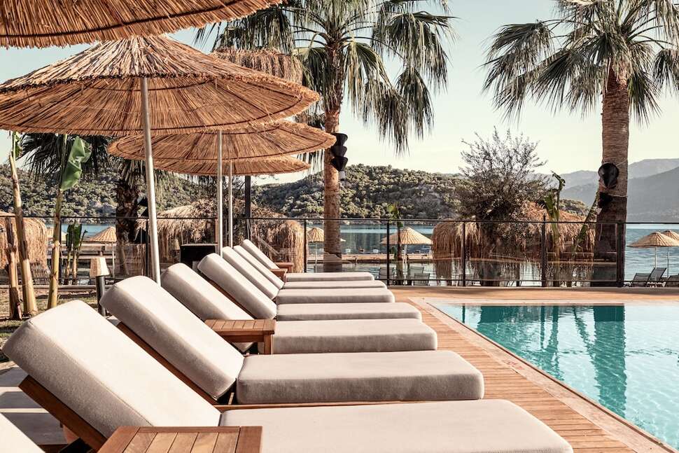Ein Foto vom Pool im Cook's Club Adakoy Marmaris