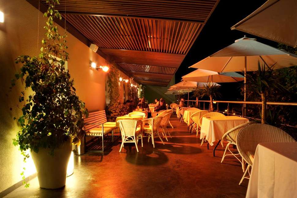 Een foto van het terras bij Rija VEF Hotel