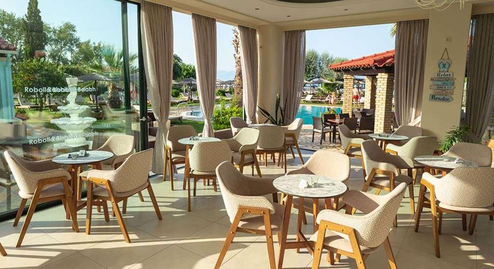 Een foto van de faciliteiten bij Aparthotel Robolla Beach