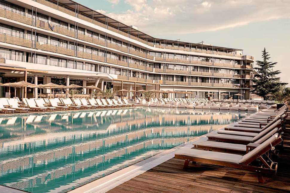 Een foto van het zwembad bij Sunny Beach Club