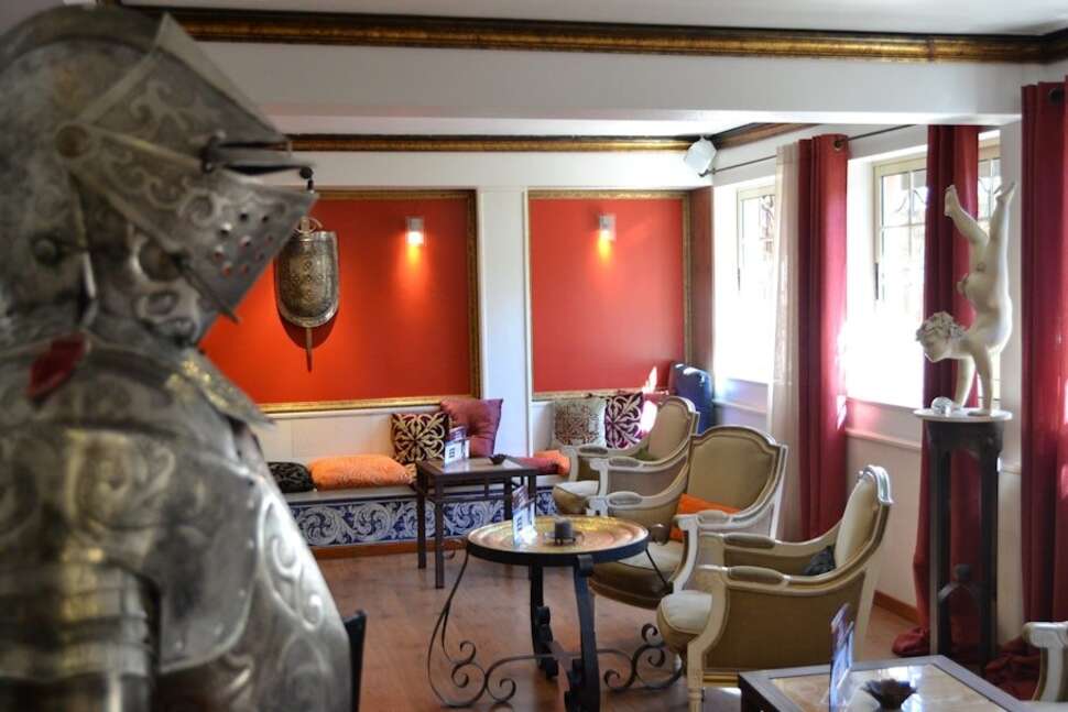 Een foto van het interieur van Hotel Dom Manuel I Residence