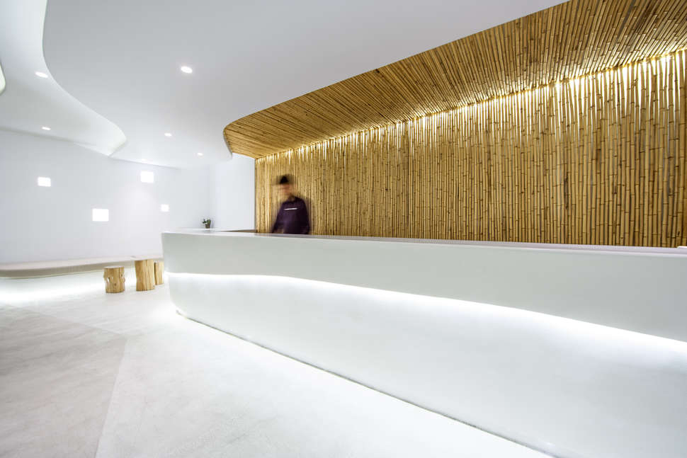 Een foto van het interieur van Andronikos Hotel