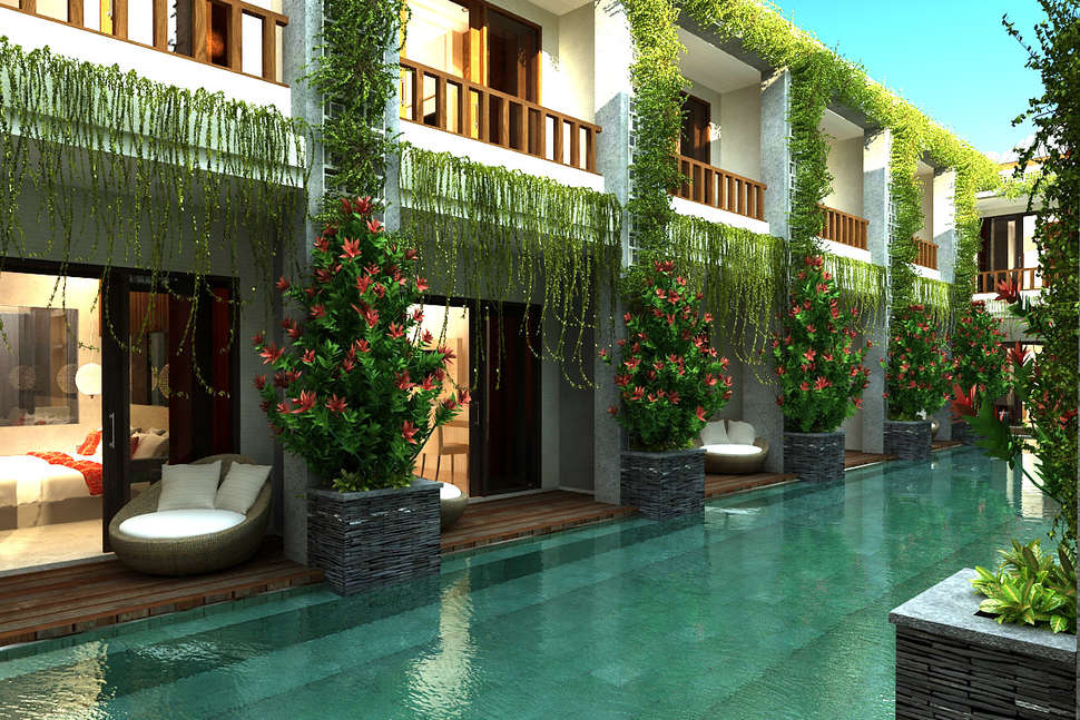 Een foto van een overzicht van Tony's Villas & Resort