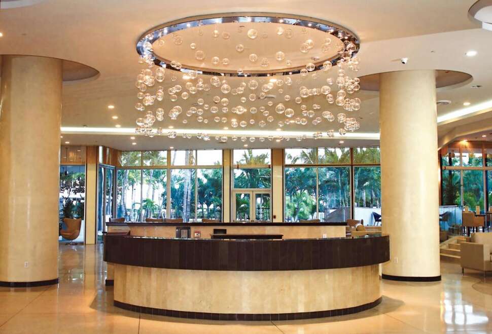 Een foto van het interieur van Riu Plaza Miami Beach