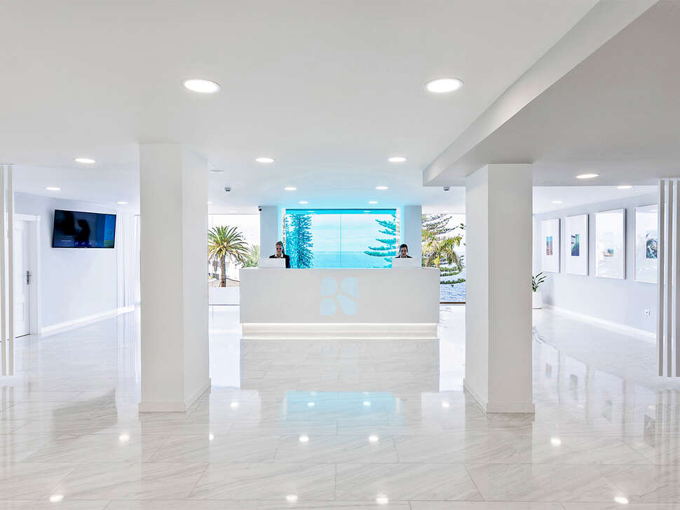 Een foto van het interieur van Blue Sea Interpalace