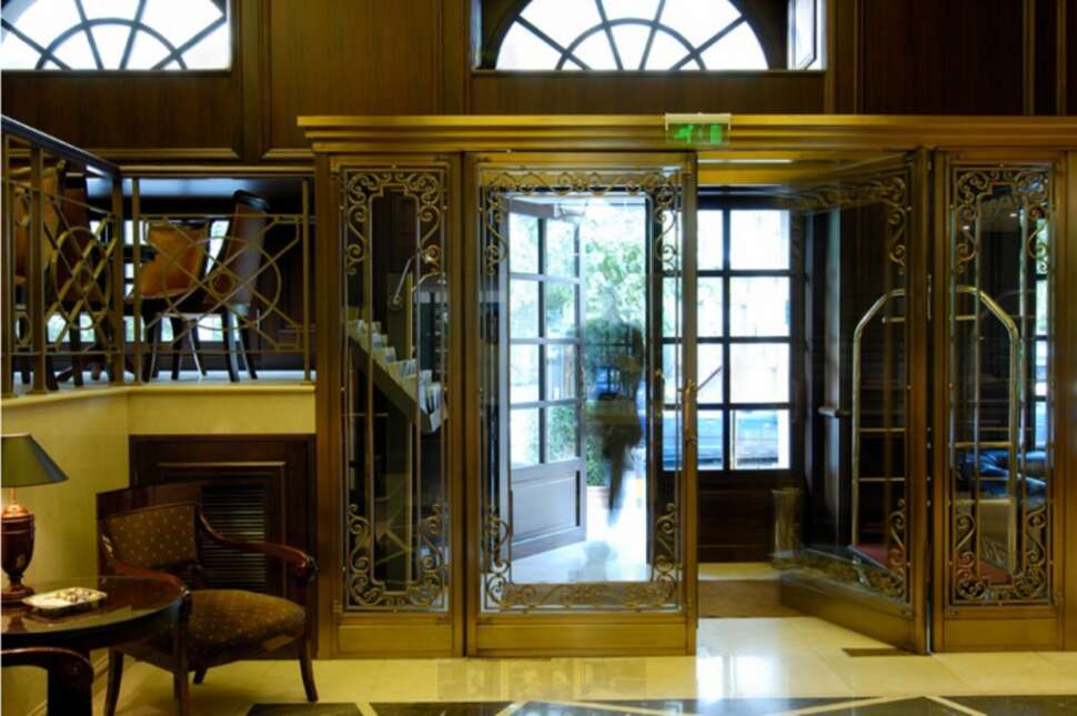 Een foto van het interieur van Hotel Hera