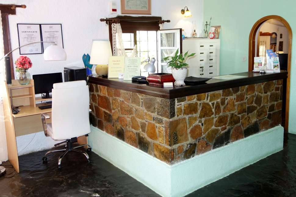Een foto van het interieur van Cretan Village Hotel