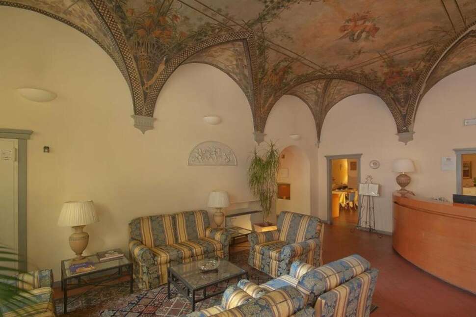 Een foto van het interieur van Hotel Botticelli
