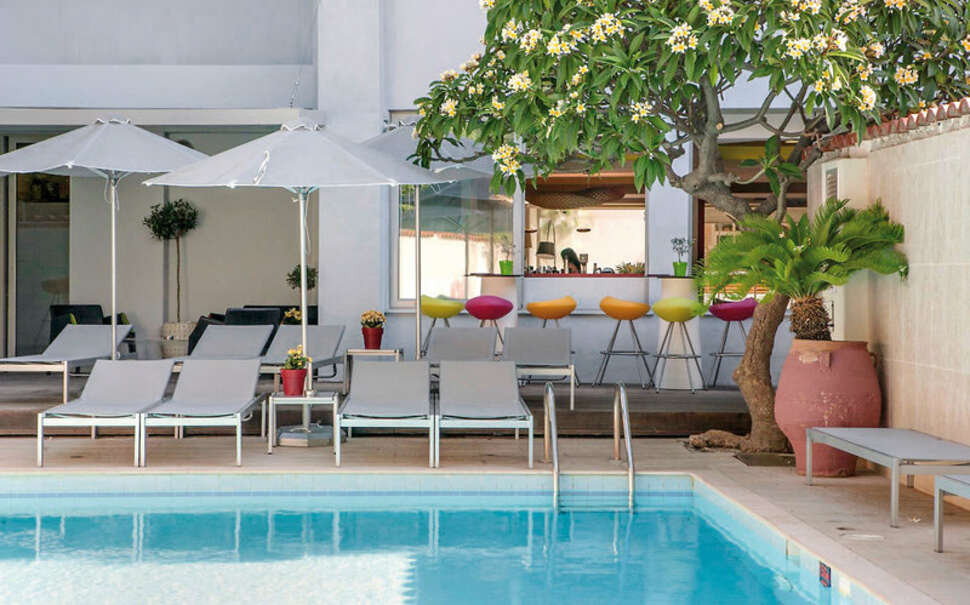 Een foto van het zwembad bij Aquamare City & Beach Hotel