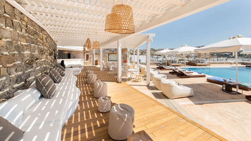 Een foto van het terras bij Osom Resort