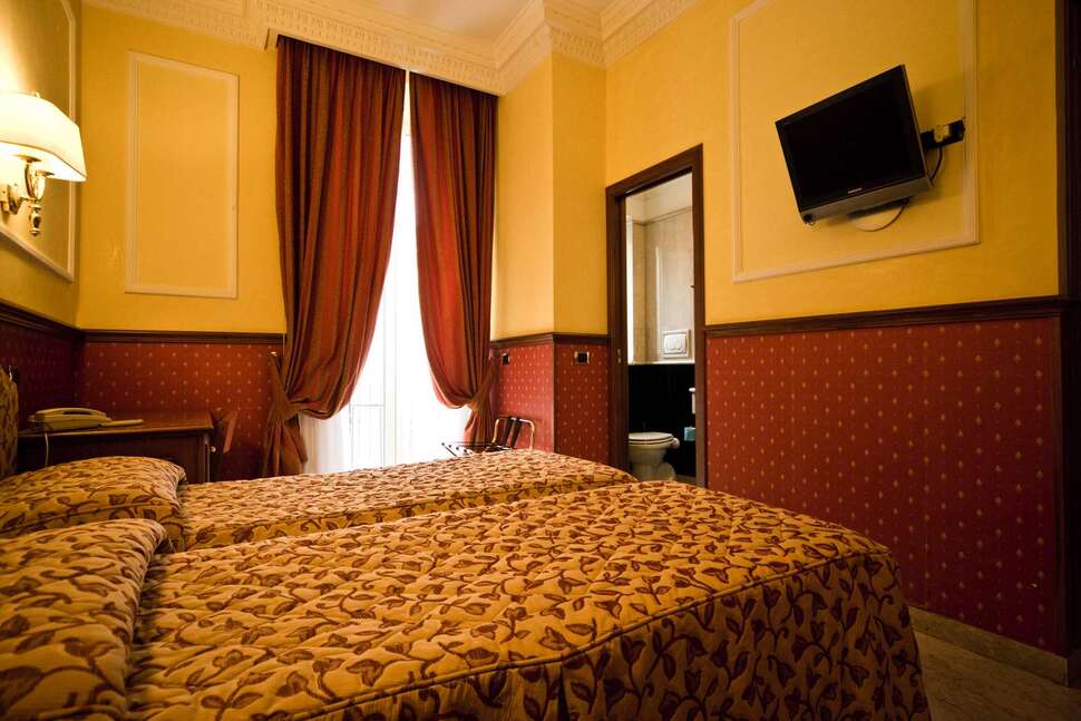 Ein Foto von einer Übersicht des Hotel Donatello Rome