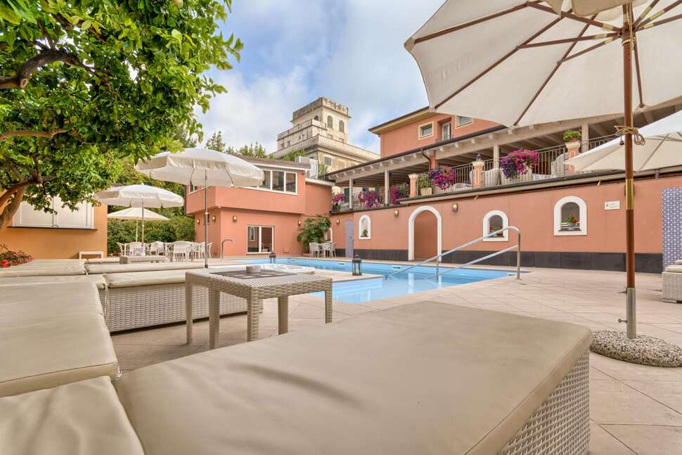Een foto van het zwembad bij Hotel Monte Rosa