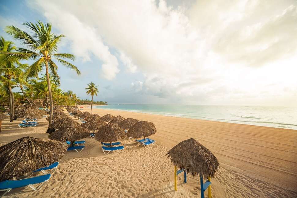 Een foto van het strand bij Caribe Deluxe Princess