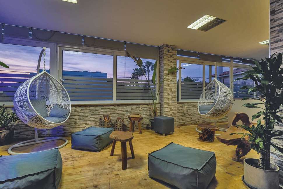 Een foto van het interieur van Sunny Days Hotel & Appartementen