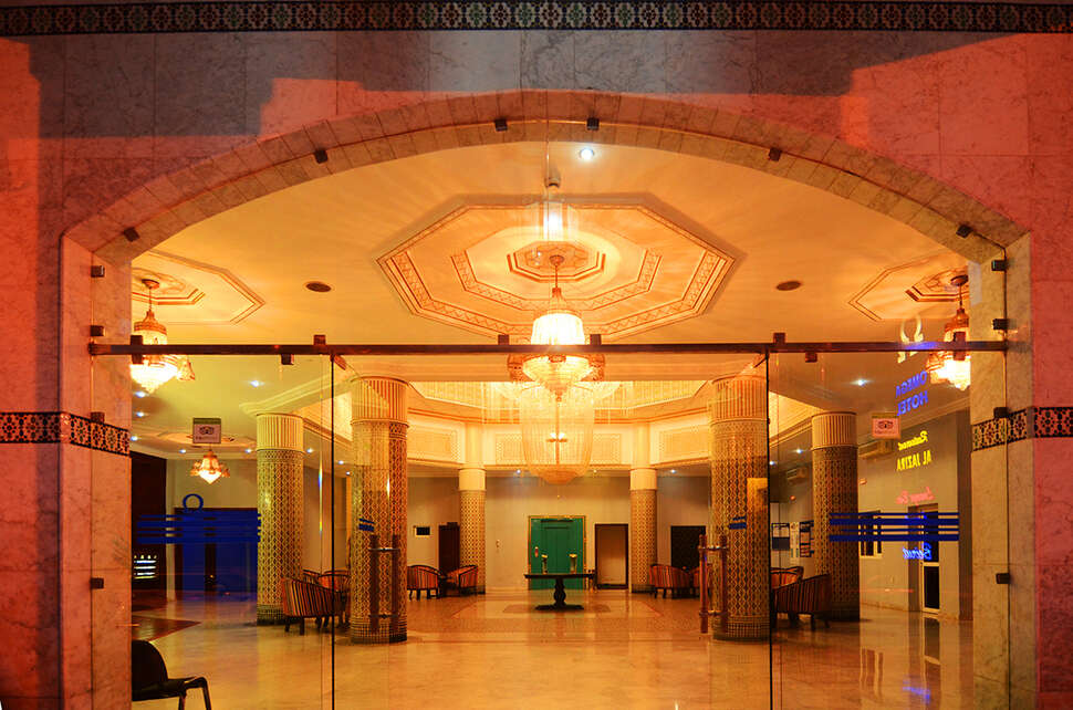 Een foto van het interieur van Omega Hotel Agadir