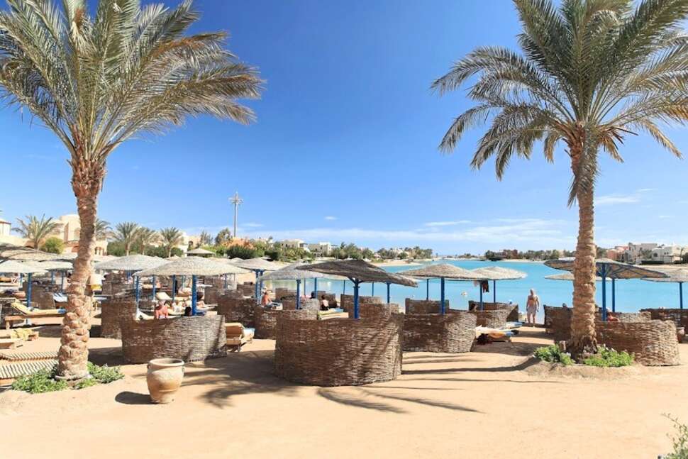 Een foto van het strand bij The Three Corners Rihana Inn
